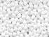 Set of Czech Faceted Glass Beads, Fire-Polished, Round 3mm, 4mm, 6mm. Two colors: Chalk White, Crystal Full Labrador. A total of 500 Pieces. Kit f...