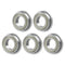 MF84ZZ 5PCS Flange Ball Bearing 4×8×3mm Double Metal Shielded Flanged Bearing Chrome Steel ABEC-1(P0) Z2 Miniature Deep Groove Ball Bearing for In...