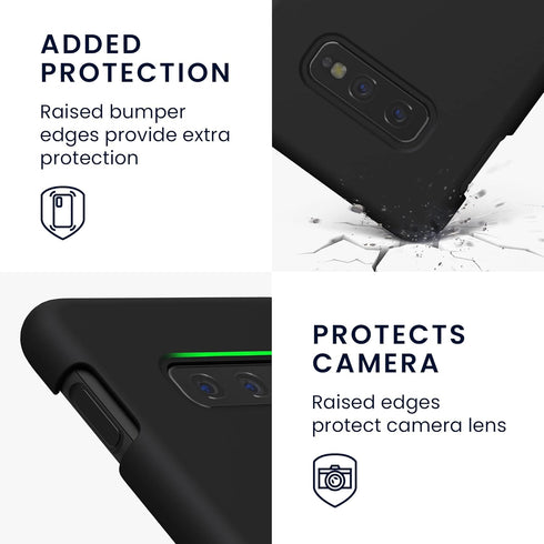 kwmobile Case Compatible with Samsung Galaxy S10e Case - TPU Silicone Phone Cover with Soft Finish - Black...