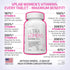 VPLab Ultra Women's Multivitamin Formula - Supplement for Hair, Skin & Nails with Biotin, Iron, Vitamin B, D, C & Zinc, Folate - Essential Daily V...