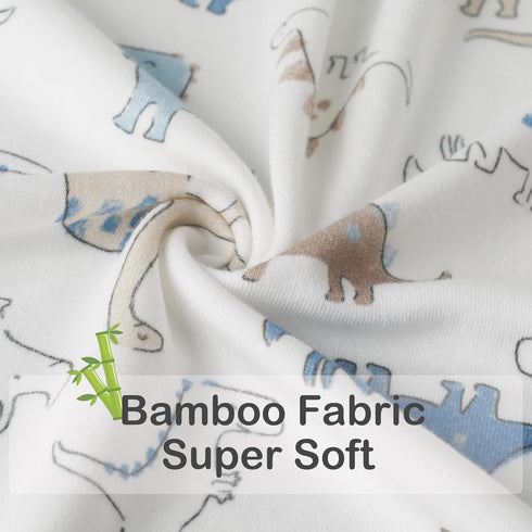 Rayon from Bamboo Sleep Sack Baby Wearable Blanket 0.5 Tog Toddler Sleeping Bag Sleeveless 6-18 Months Kids Infant Newborn Swaddle Blanket 2-Way Z...
