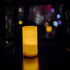 1 Waterproof Outdoor Flameless LED Pillar Candle with Remote Battery Operated Flickering Plastic Electric Decorative Light Set for Home Décor Gard...