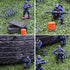 Special Forces Mini Military Action Figure with Weapons and Accessories Building Blocks Playset, 8 PCS Multiple Movable Joints SWAT Police Figure,...