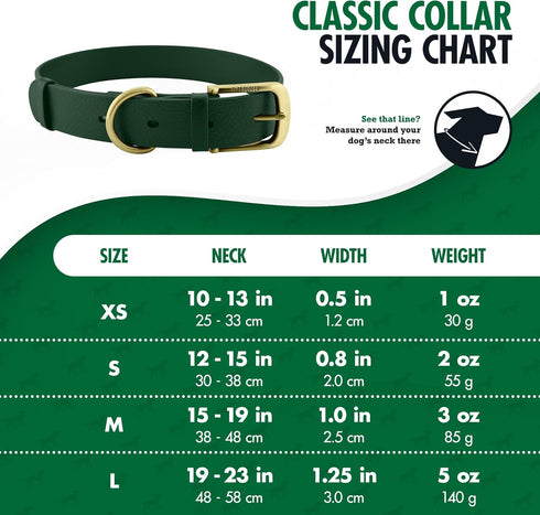 Tuff Pupper Classic Heavy Duty Dog Collar | 10x Stronger Than Leather | 100% Waterproof & Odor Proof Dog Collar | Tough Rust-Proof All Metal Hardw...