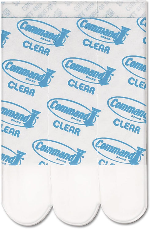 Command 17021CLRES Clear Refill Strips, 5/8 x 1 3/4, 9/Pack...