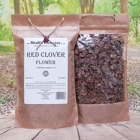 Health Embassy Red Clover Flower | Trifolium Pratense L | 100% Natural (50g)...
