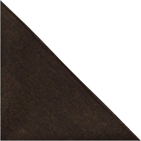 King & Priory Highland Weave Cocoa Brown Pocket Square, Handkerchief...