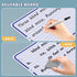 6-Pack 9"x12" Lines & Blank Dry Erase Whiteboard | Small Double-Sided Mini White Boards for Teachers, Students, Home, Classroom & Office...