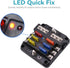 SOYOND 12 Volt Fuse Block, Boat Marine Fuse Block Panel with LED Warning Indicator Damp-Proof Cover 6 Circuits Fuse Box with Negative Bus Fuse Pan...