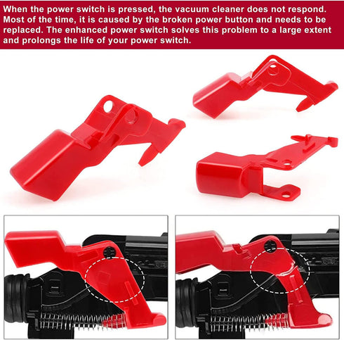 Reinforced Trigger for Dyson V11 V10 SV12 SV14 Vacuum Cleaner Replacement Parts Upgraded Power Switch Button Attachment...