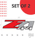 z71 4x4 Decals Reflective, for Silverado Z71 1500 2500 Gmc Sierra Suburban Stickers (2 Pack)...