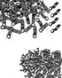 80 Pcs Picture Frame Turn Button Fasteners BOYIDEW 40Pcs Photo Frame Hardware Backing Clips 40Pcs Screws Picture Frame Tabs for Craft, Hanging Pic...