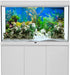 AWERT 30x18 inches Aquarium Background Aquatic Plant River Bed & Lake Fish Tank Background Vinyl...
