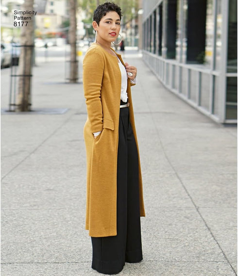 Simplicity 8177 Plus Size Pants Vest or Jacket, and Top Sewing Pattern For Women by Mimi G Style Sizes BB (20W-28W)....