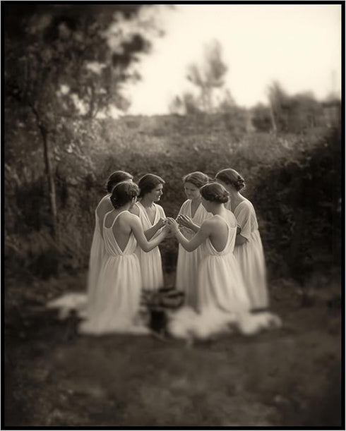 Posterizer 1 pcs-vintage black and white gothic mystical ritual photography 2-Gothic Art-Photography Art-Gift for Steampunk or Goth Fans- unframed...
