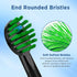 Replacement Toothbrush Heads for All Waterpik Sonic Fusion Models (SF-01, SF-02, SF-03, and SF-04 Series), Compact, with Covers, 10 Count, Black...