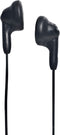 Magnavox MHP4820-BK Gummy Earbuds in Black | Available in Pink, White, Black, Blue, & Teal | Earbuds Gummy | Extra Value Comfort Stereo Earbuds | ...