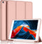 iPad 9th Generation Case 2021/iPad 8th Generation Case 2020 10.2 Inch with Pencil Holder, iPad 7th Gen 2019 Case with Soft Baby Skin Silicone Back...