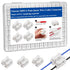 Tnisesm 100Pcs Push Quick Wire Cable Connector,White Wiring Terminal,Spring Loaded Electrical Connectors for Home Lighting Appliances & Automotive...