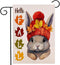 Hello Fall Rabbit Garden Flag 12.5x18 Inch Double Sided, Seasonal Autumn Bunny Maple Leaves Yard Outdoor Decoration...