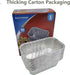 50 Pack 1Lb mini Loaf Pans Heavy Duty Disposable Aluminum Foil Bread Tins Standard Size - 6" X 3.5" X 2.5" Oven Safe Sturdy Small Bread Tin Pans-1...