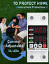 DIHOOL Smart Circuit Breaker with Adjustable Current, 110V 240V Voltage Protector high or low voltage cutoff protection device...