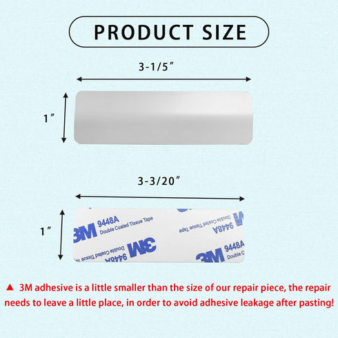 Mini Blind Slat Repair Kit,1 inch Horizontal Blinds Replacement Slats,Horizontal Blind Repair Tabs, White Blind Fixers (12 PCS)...