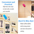 4 Pcs Washable Microfiber Feather Duster, with Extendable Pole and Bendable Head, Microfibre Cleaning Tool for Cleaning Office, Car, Computer, Fur...