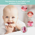 Infant Tongue Cleaner Skim Gauze 105PCS + 2 Finger Cot Baby Toothbrush with Box, Baby Oral Cleaner Newborn Disposable Tongue Cleaner, Care 0-36 Mo...