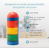 KADAMS Visual Timer for Kids with Audio Pre-Alarm - Traffic Light Alarm for Kids Toddler Teachers Classroom Home Time Management Tool 24hr Countdo...