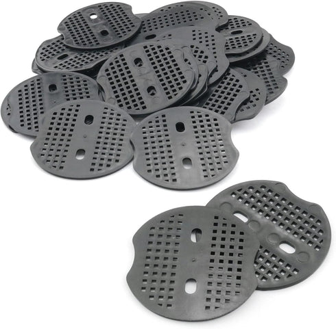 50pcs Gardening Gasket U-Nail Gasket Grass Proof Cloth Gasket 68mm Garden Staple Gaskets Landscape Stakes Pad Gasket for Artificial Grass Garden...