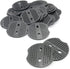 50pcs Gardening Gasket U-Nail Gasket Grass Proof Cloth Gasket 68mm Garden Staple Gaskets Landscape Stakes Pad Gasket for Artificial Grass Garden...