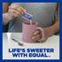 EQUAL Pink Zero Calorie Sweetener, Saccharin Sugar Substitute, Zero Calorie Sweetener Packets, Sugar Alternative, 100 Ct (Pack of 1)...