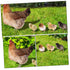 1 Set Hen Chick Ground Plug Yard Decor Yard Sign Simulation Chicken Insert Acrylic Chicken Stake Garden Chicken Decoration Courtyard Insert Garden...