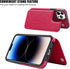 Compatible with iPhone 14 Pro Max 6.7” Wallet Case +1 Screen Protector, Slim Protective case with Card Holder, PU Leather Kickstand Card Slots Cas...