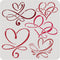 BENECREAT Love Sign Stencil, 12x12" Infinity Heart Plastic Reusable Drawing Stencils Decoration Template for Painting on Scrapbook Fabric Floor Fu...