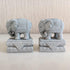 Fish Tank Decorations Asian Aquarium Foo Dogs Statue A Pair FengShui Elephant Ornaments for 10 Gallon or Smaller Fish Tanks & Pet Betta Fish Rest ...
