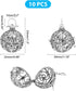 arricraft 10pcs Cage Pendants, Brass Locket Charms, Chime Ball Pendants, Locket for Necklaces Jewelry Making Supplies-Antique Silver...
