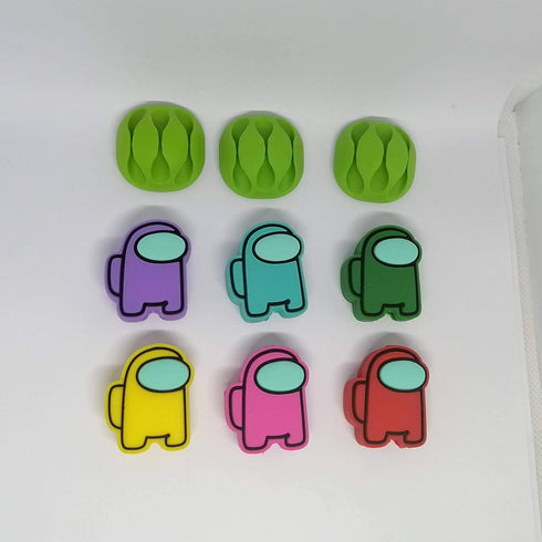 Cable Protector for iPhone/ipad USB Cable Charger, Cute Date Cable Protector Charger Cable Wire Management Protect Linghting Charger (Nine PCS)...