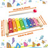 Wooden Xylophone for Kids,Toddler Xylophone Toy with 2 Child Safe Mallets,8 Diatonic Keys Musical Instruments for Preschoolers Educational Toys,Gi...