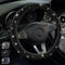 Bling Diamond Car Steering Wheel Cover, Anti-Slip Soft 14.5-15.5 Inch Sparkly Rhinestone Steering Wheel Protector for Women Men, Universal Fit Mos...