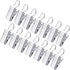 JANYUN 120 Pack Heavy-Duty Hook Clip Set Metal Curtain Clips for Curtain Photos Home Party Decoration Art Craft Display - Silver...