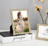 Licotom Luxury Metal Picture Frame with Brilliant Crystals, Gold Photo Frame 5 x 7 inch...