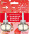 Glade PlugIns Refills Air Freshener, Scented and Essential Oils for Home and Bathroom, Strawberry Sundae Funday, 1.34 Oz, 2 Count...