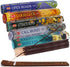 Hem Incense Sticks Variety Pack #5 and Incense Stick Holder Bundle with 5 Money and Success Themed Fragrances...