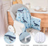 High Chair Cushion with Cover Pad for IKEA Antilop Babies Toddlers Inflatable & Reversible Built-in Inflatable Cushion Sea blue...
