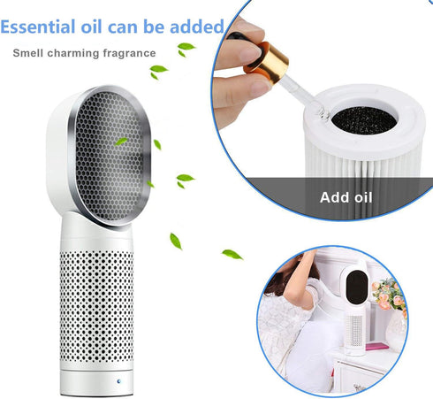 True HEPA Filter - Replacement Air Purifier Filter for QUEENTY F001 Air Purifier(Filter)...