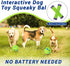 Large Giggle Ball for Dogs, Squeaky Dog Toys Ball, Durable Interactive Dog Toys Ball for Medium/Large Dogs, Fun Giggle Sounds When Rolled or Shake...