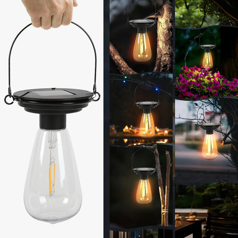Replacement Solar Light Parts-Solar Lanterns Outdoor Waterproof Two Sizes for Versatile Switching 2 Pack They Can Serve As Accessories Or Stand Al...