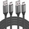 USB C Cable 15FT 2Pack, Extra Long USB-A to USB-C Cable Braided Fast Charger Cord Compatible with Sony PS5, Samsung Galaxy S22 S21 S20 S10, Note 9...
